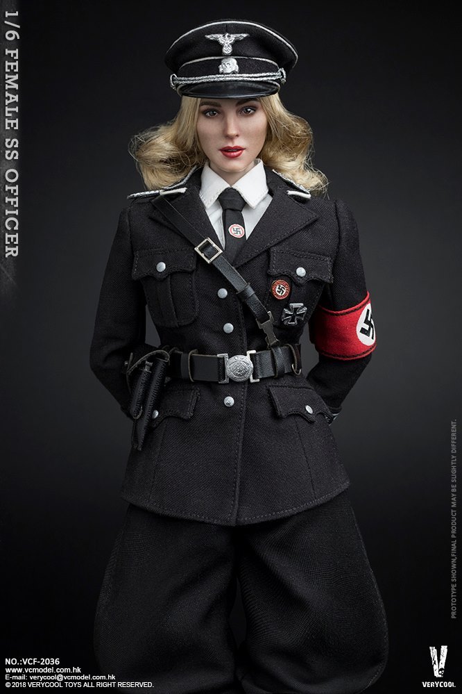 Vcf 2036 Very Cool 1 6 Wwii German Female Ss Officer Toysfanatic