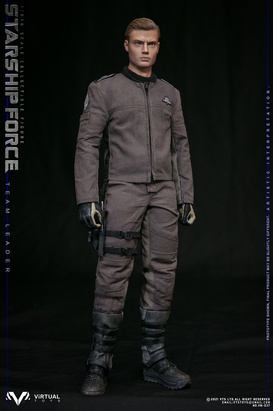VT-VM037DX Virtual Toys Starship Force Team Leader 1/6 Deluxe Version -  ToysFanatic Collections