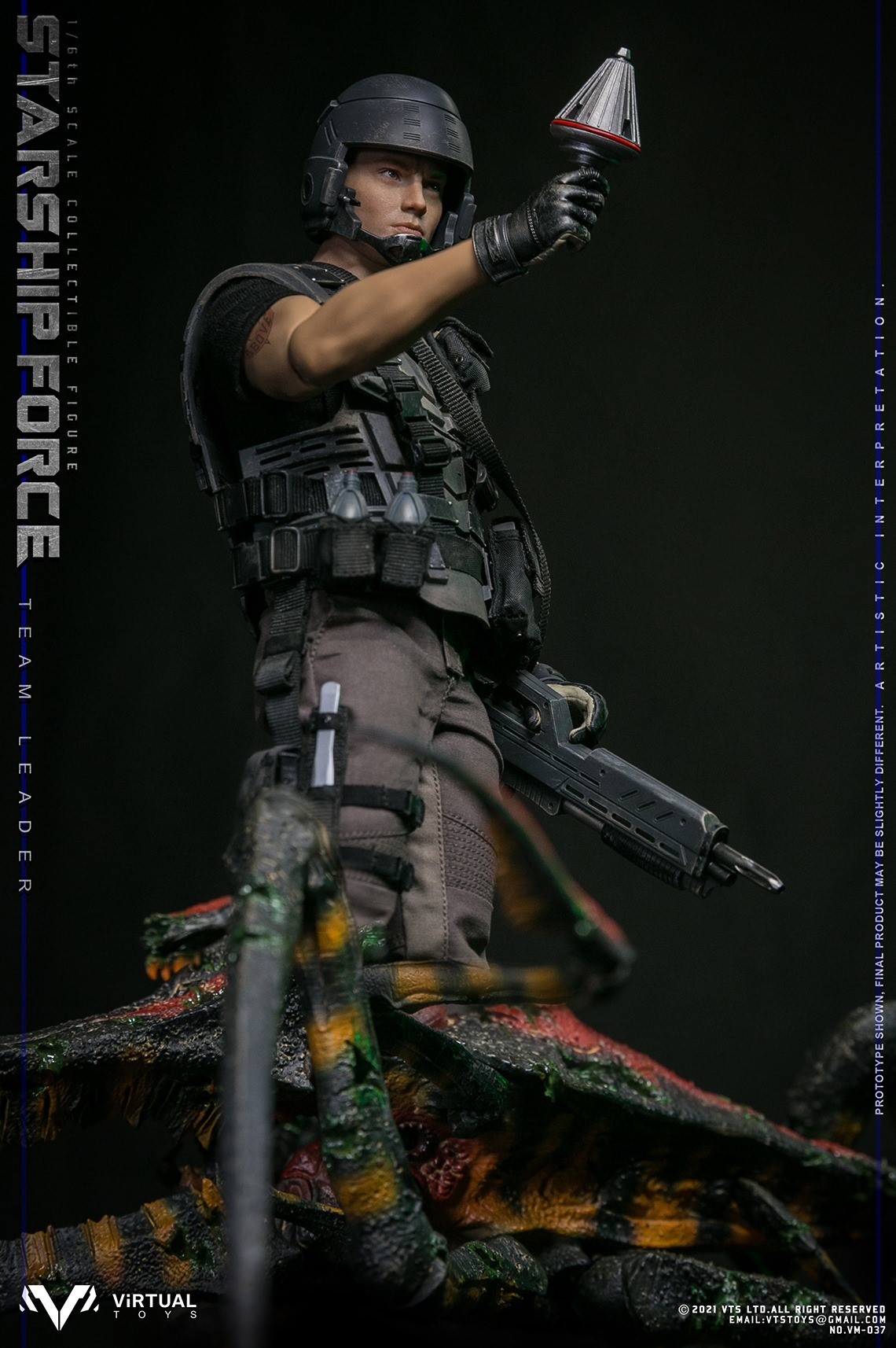 VT-VM037DX Virtual Toys Starship Force Team Leader 1/6 Deluxe Version -  ToysFanatic Collections