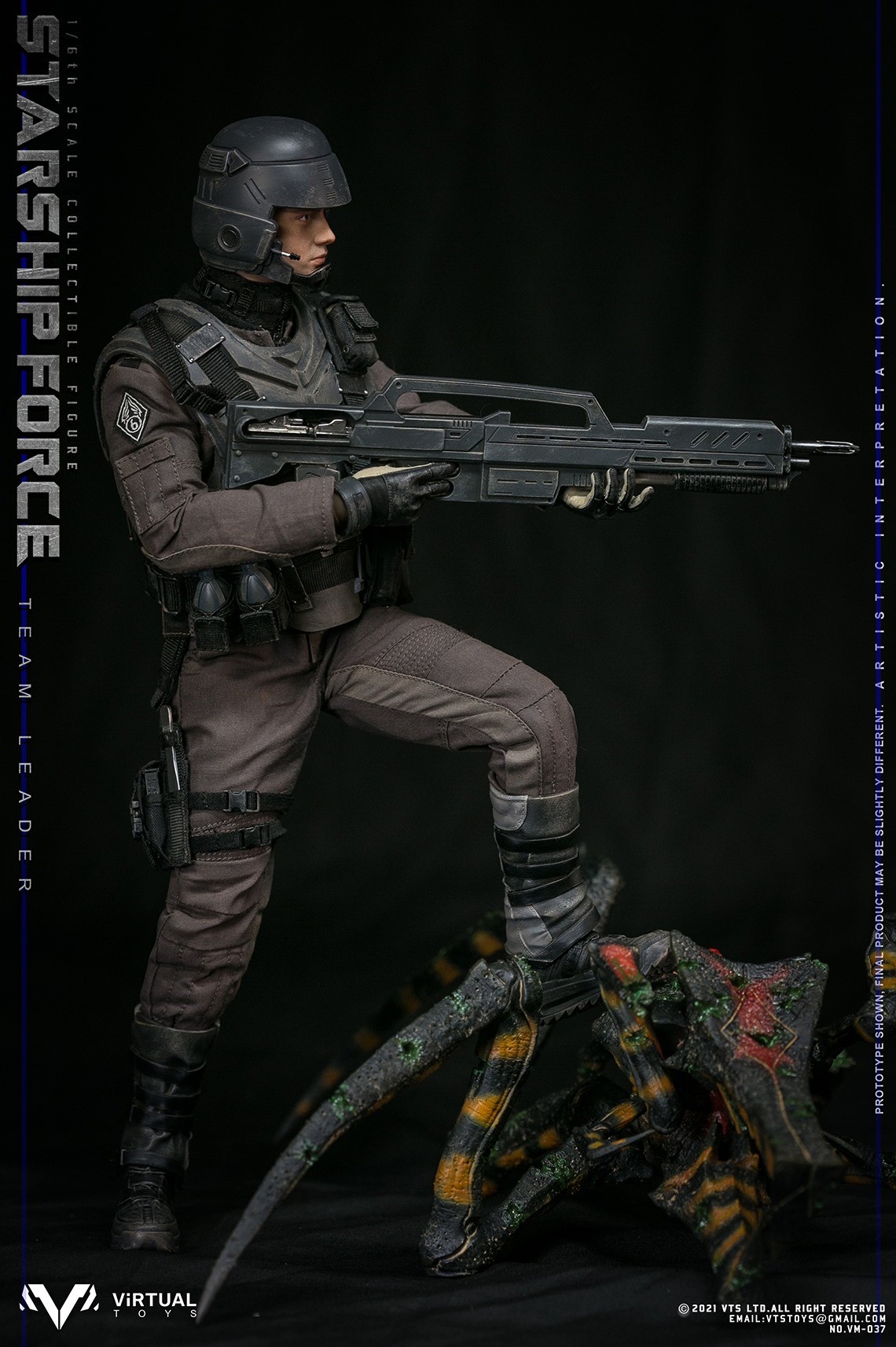 VT-VM037DX Virtual Toys Starship Force Team Leader 1/6 Deluxe Version -  ToysFanatic Collections