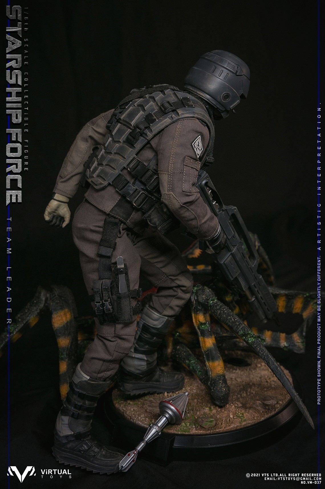 VT-VM037DX Virtual Toys Starship Force Team Leader 1/6 Deluxe Version -  ToysFanatic Collections