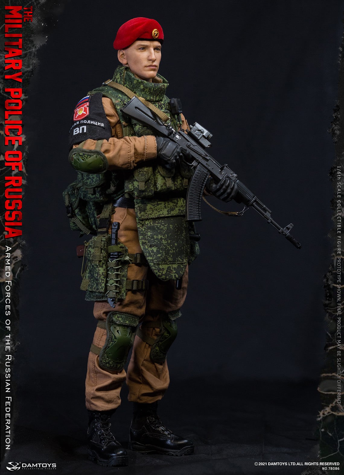 DAM-78086 DAM Toys 1/6 Armed Forces of the Russian Federation Military  Police ToysFanatic Collections