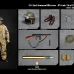 FP018A - FACEPOOLFIGURE - 1/6 US 2nd Armored Division – Private First Class Sherman Tank Loader (Standard Edition)