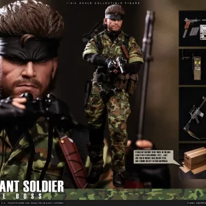 EKS011 – EKUAZ STUDIO – 1/6 MEATL GIANT SOLDIER – SNAKE BOSS (ERDL CAMO VERSION)