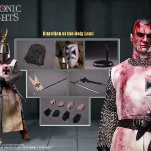 SE135 – COOMODEL – 1/6 Series of Empires – Teutonic Knights Holy Land Guardian (White Bronze Edition)