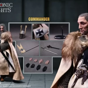 SE136 – COOMODEL – 1/6 Series of Empires – Teutonic Knights Commander (White Bronze Edition)