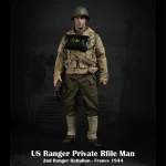 FP020 – FACEPOOLFIGURE – 1/6 WWII US Ranger Private Rifle Man – France 1944