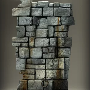 8033300431689 – KAUSTIC PLASTIK × INFINITE STATUE – 1/6 Diorama: Castle Wall