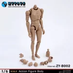 ZY-B002 – ZYTOYS – 1/6 Male Body – Modified Version Yellow Skin Color Wide Shoulders
