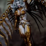 ERLCLDGCC02 – Coffin Comics – 1/12 Coffin Legacy Series 2 – Gold Lady Death