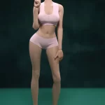 JOQ-21D-BS – JIAOU DOLL – 1/6 Detachable Foot Supermodel Female Body without Head